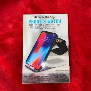 Phone and watch charging stand
